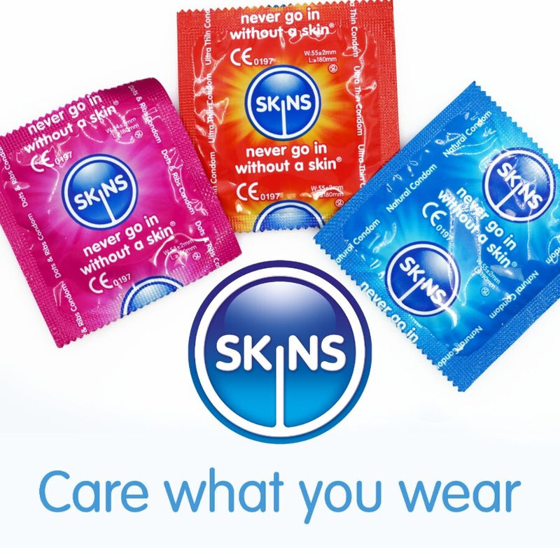 Skins - confezione da 4 preservativi assortiti premium