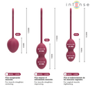 Intense - kit palline kegel charli bordeaux