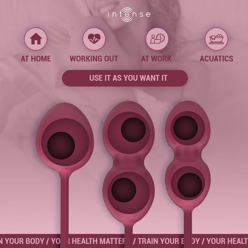 Intense - kit palline kegel charli bordeaux