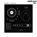 Addicted toys - pulitore anale con adattatore universale modello 5