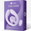 Snail vibe - gizi duo stimolatore di coppia con telecomando lilla