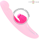 Intense - vibratore emi 13,5 cm multifunzione 3 in 1 10 vibrazioni rosa