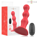 Intense - cody vibratore con ventosa telecomando rosso