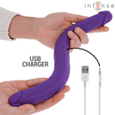 Intense - gunter dildo doppio vibratore 40 cm viola telecomando