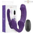 Intense - jill doppio vibratore 20 cm viola telecomando