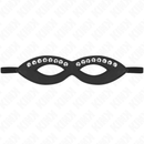 Kink - maschera per occhi con mini rivetti modello 1 20,5 x 5,5 cm