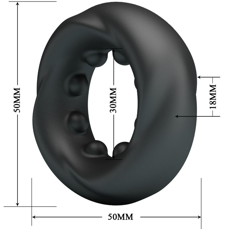 Crazy bull - anello in silicone daquez modello 4