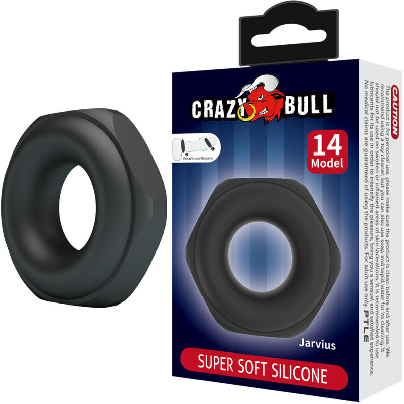 Crazy bull - anello in silicone jarvius modello 14