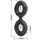 Crazy bull - radwan doppio anello in silicone modello 19