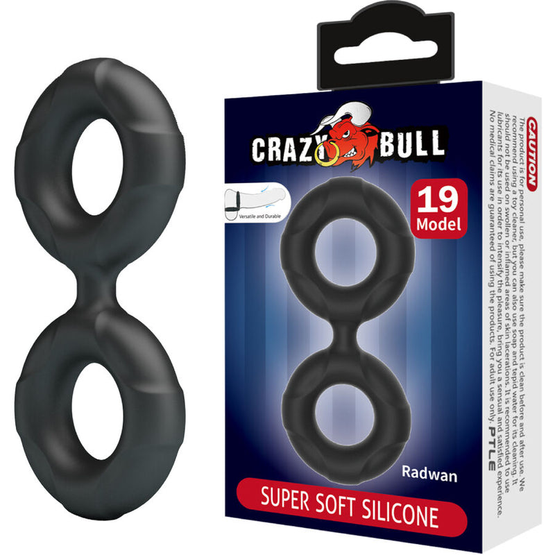 Crazy bull - radwan doppio anello in silicone modello 19