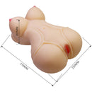 Crazy bull - diana torso femminile realistico vagina e anale 5 kg