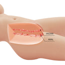 Crazy bull - tiffany torso femminile realistico vagina e anale 5,5 kg