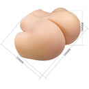 Crazy bull - anaid realistica femminile vagina posteriore e anale 7 kg