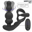 Addicted toys - massaggiatore prostatico rotante con telecomando