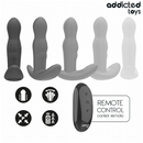 Addicted toys - tappo anale rotante e vibrante con telecomando
