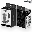 Addicted toys - tappo anale rotante e vibrante con telecomando