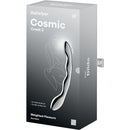 Satisfyer - dildo a doppia estremità in acciaio inox cosmic crest 2