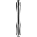 Satisfyer - dildo a doppia estremità in acciaio inox pure gravity 1