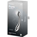 Satisfyer - dildo a doppia estremità in acciaio inox pure gravity 2