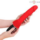 Intense - cynthia vibratore a spinta con telecomando e calore