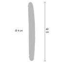 Get real - dildo in silicone a doppia estremità caramello 40 cm
