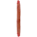 Get real - dildo in silicone a doppia estremità caramello 46 cm