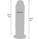Get real - dong deluxe in tpe a doppia densità 25,5 cm