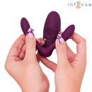 Intense - stimolatore a morsetto con vibrazione e tapping sandra con telecomando