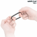 Addicted toys - set di anelli per il pene testurizzati 4 misure