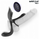 Addicted toys - doppio anello per pene con stimolatore clitorideo