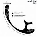 Addicted toys - plug anale con vibrazione e oscillazione a 360º e stimolatore dei testicoli