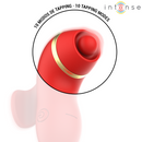 Intense - stimolatore patty con 4 testine, aspirazione, colpimento, solletico e lecca