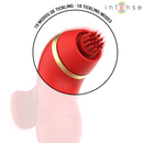 Intense - stimolatore patty con 4 testine, aspirazione, colpimento, solletico e lecca