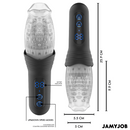 Jamyjob - spinjob 2.0 masturbatore con spinta e rotazione