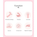 Pretty love - kisell vibratore rosa per punto g