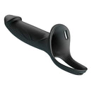 Pretty love - landon nero vibrante strap-on