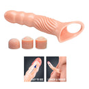 Pretty love - guaina per pene testurizzata con estensori