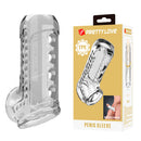 Pretty love - guaina per pene trasparente con texture