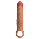Pretty love - guaina per pene testurizzata con vibrazione e telecomando