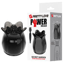 Pretty love - secret garden testa da massaggio nera