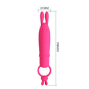 Pretty love - delia vibratore coniglio con anello di resistenza