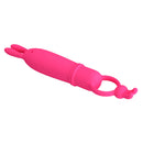 Pretty love - delia vibratore coniglio con anello di resistenza
