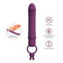 Pretty love - cora vibratore a forma di pene con anello di resistenza
