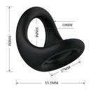 Crazy bull - nestor anello ergonomico per pene e testicoli
