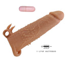 Pretty love - quillon guaina per pene con stimolatore clitorideo e vibrazione