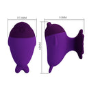 Pretty love - dolphin mini vibratore con clip