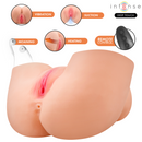 Intense deep touch - masturbatore vaginale ginger con effetti di aspirazione, calore, vibrazione e vocale con telecomando 5,3 kg
