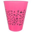 Diablo picante - tazza fucsia 500 ml con peni neri