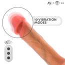 Mr intense - dildo vibrante in silicone bradley con effetto calore e telecomando 21 cm -ø- 4,2 cm