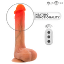 Mr intense - dildo vibrante in silicone bradley con effetto calore e telecomando 21 cm -ø- 4,2 cm